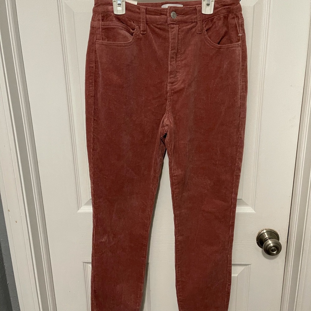 Oat High-Rise Skinny Corduroy Pants | SIZE 29